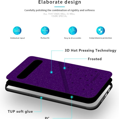 PINWUYO Full Coverage Waterproof Shockproof PC+TPU+PU Protective Case for Galaxy S10 5G(Purple) - Galaxy Phone Cases by PINWUYO | Online Shopping UK | buy2fix