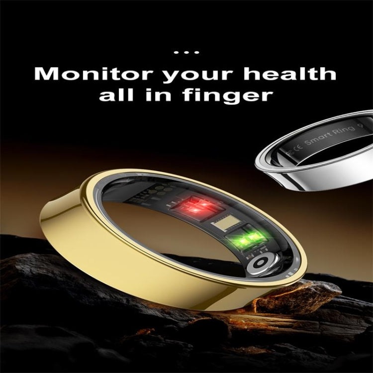 R09 SIZE 9 Smart Ring, Support Heart Rate / Blood Oxygen / Sleep Monitoring / Multiple Sports Modes(Silver) - Smart Rings / Smart Telephones by buy2fix | Online Shopping UK | buy2fix