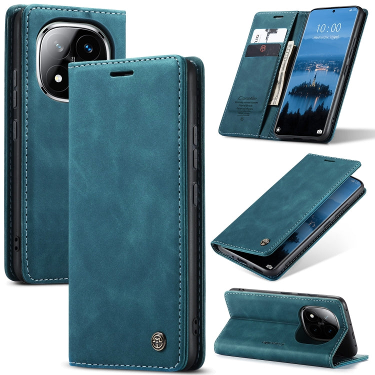 For Redmi Note 14 Pro 5G CaseMe 013 Multifunctional Horizontal Flip Leather Phone Case(Blue) - Note 14 Pro Cases by CaseMe | Online Shopping UK | buy2fix