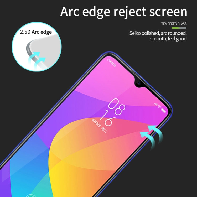 MOFI 9H 2.5D Full Screen Tempered Glass Film for Xiaomi Mi CC9(Black) -  by MOFI | Online Shopping UK | buy2fix