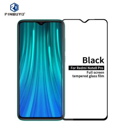 PINWUYO 9H 2.5D Full Screen Tempered Glass Film for Xiaomi RedMi Note8 Pro(Black) -  by PINWUYO | Online Shopping UK | buy2fix