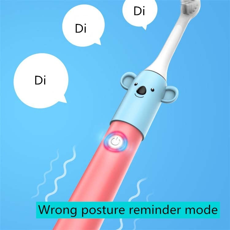 Electric Toothbrush Childrens Wrong Posture Correction Magnetic Suspension Sonic Toothbrush(Pink) - Toothbrushes by buy2fix | Online Shopping UK | buy2fix