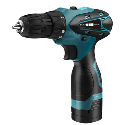 HILDA Electric Drill Cordless Screwdriver Lithium Battery Mini Drill Cordless Screwdriver Power Tools, EU Plug, Model:16.8V with Carton Box - Drill & Drill Bits by buy2fix | Online Shopping UK | buy2fix