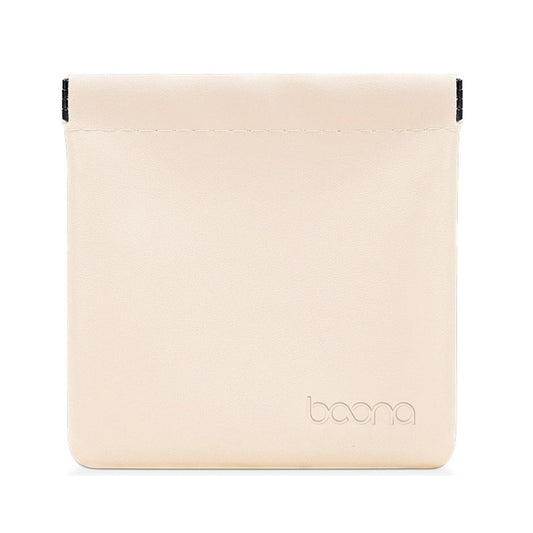 2 PCS Baona Earphone Data Cable Storage Bag Mini Portable U Disk Earphone Bag, Size:Large(Light Apricot) - Other Case by Baona | Online Shopping UK | buy2fix