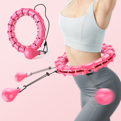 Smart Thin Waist Ring Women Will Not Fall Off Detachable Abdominal Ring Fitness Equipment, Size: 24 Knots(Purple) - Fitness Circles by buy2fix | Online Shopping UK | buy2fix