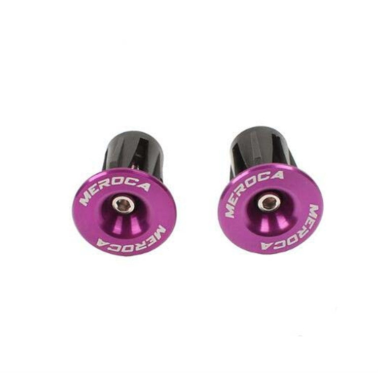 1pair MEROCA Mountain Bike Expansion Lock Bar Plug Road Bike Bicycle Bar Plug End Cover, Color: Purple - Others by MEROCA | Online Shopping UK | buy2fix