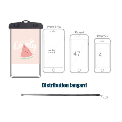 10 PCS Outdoor Diving Swimming Creative Cartoon Touch Screen Transparent PVC Mobile Phone Waterproof Bag Color Random Delivery - Waterproof Bag by buy2fix | Online Shopping UK | buy2fix