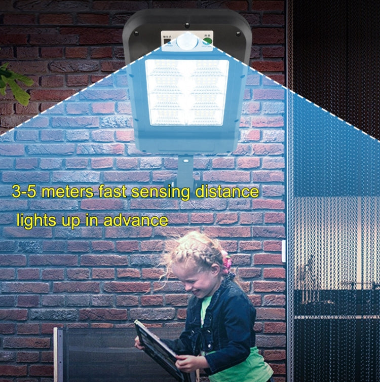 Solar Wall Light Outdoor Waterproof Human Body Induction Garden Lighting Household Street Light  8 x 20COB - Solar Lights by buy2fix | Online Shopping UK | buy2fix