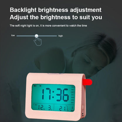 ZKLiLi Lazy Snooze Applet Alarm Clock Bedside Bluetooth Multifunctional Silent Digital Alarm Clock(Gray) - Alarm Clocks by buy2fix | Online Shopping UK | buy2fix