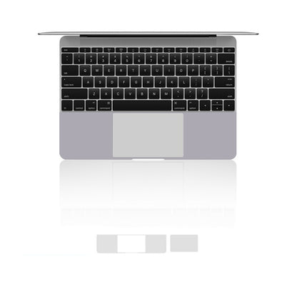 JRC 2 in 1 Laptop Palm Rest Sticker + Touchpad Film Set For MacBook Pro 16 inch A2141 (with Touch Bar)(Silver) - Protector Sticker by JRC | Online Shopping UK | buy2fix