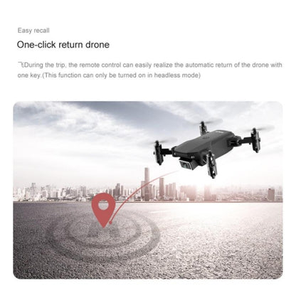 YLR/C S66 Mini Folding Remote Control Drone High-Definition Aerial Photography Quadcopter, Colour: Standard Without Camera (Gray) - RC Aircrafts by YLR/C | Online Shopping UK | buy2fix