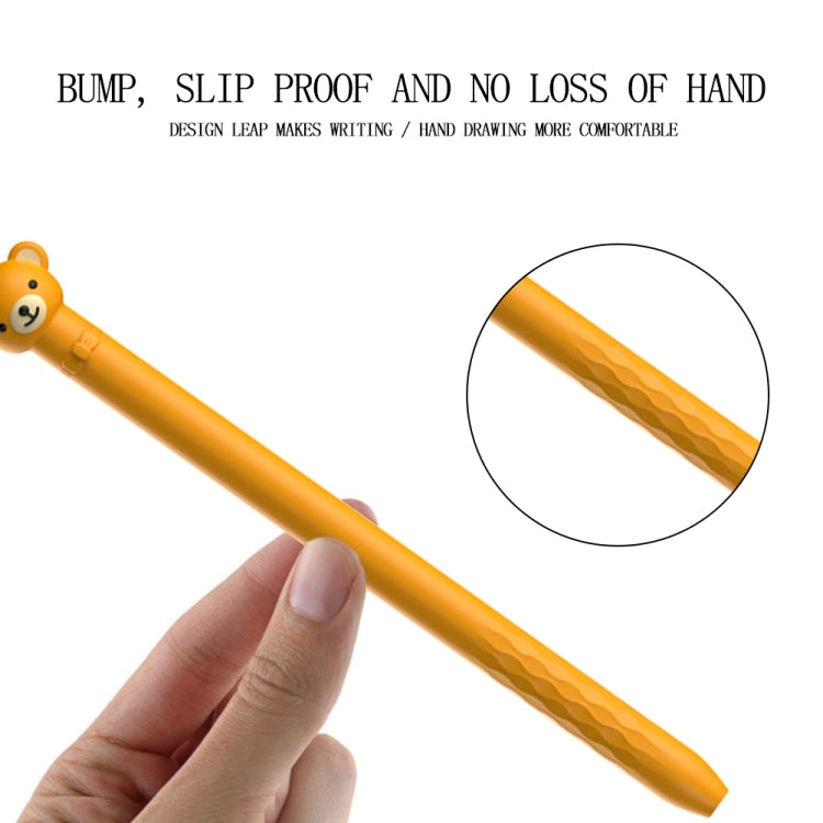 Cartoon Silicone Capacitive Pen Non-Slip And Anti-Drop Protective Cover For Apple Pencil 1(Deer) - Pencil Accessories by buy2fix | Online Shopping UK | buy2fix