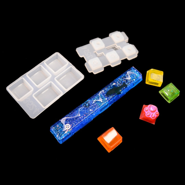 2 PCS DIY Keycap Silicone Mold OEM Mechanical Keyboard Silicone Mold, Style: MD3525 - Arts & Crafts by buy2fix | Online Shopping UK | buy2fix