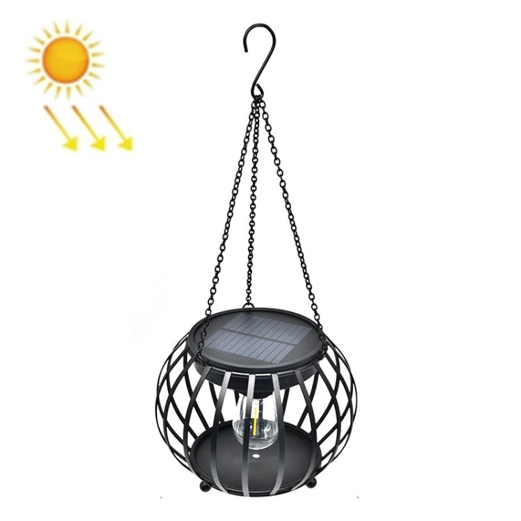 Solar Pumpkin Lantern Outdoor Hanging Garden Courtyard Villa Decoration LED Light - Solar Lights by buy2fix | Online Shopping UK | buy2fix