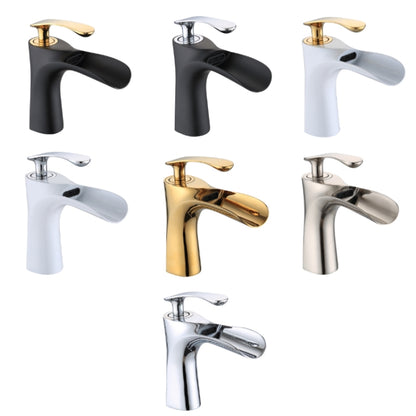 Washbasin All Copper Diamond Hot And Cold Water Faucet(Gold) - Faucets & Accessories by buy2fix | Online Shopping UK | buy2fix