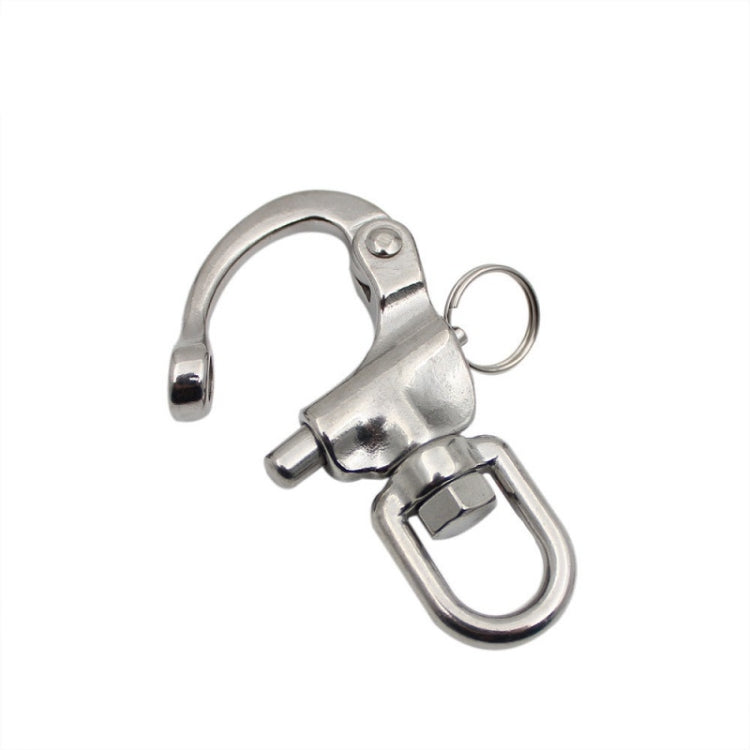 Yachting Sailing Stainless Steel Coil Type Rotary Spring Shackle, Specification: 87mm - Marine Accessories & Parts by buy2fix | Online Shopping UK | buy2fix