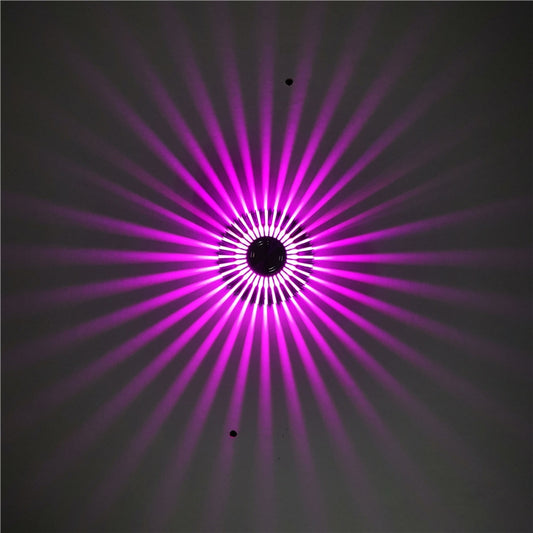 LED Aluminum Aisle Light Sunflower Corridor Lamp Decorative Light, Power source: Invisible Installation 1W(Purple) - Novelty Lighting by buy2fix | Online Shopping UK | buy2fix