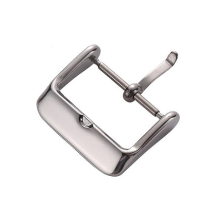 5pcs IP Plated Stainless Steel Pin Buckle Watch Accessories, Color: Gold 12mm - Watch Accessories & Parts by buy2fix | Online Shopping UK | buy2fix