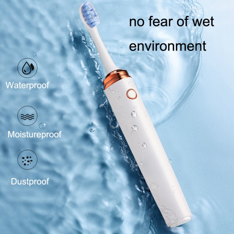 HT10 Smart UV Sterilization Sonic Electric Toothbrush Portable Travel Electric Toothbrush(Orange) - Toothbrushes by buy2fix | Online Shopping UK | buy2fix