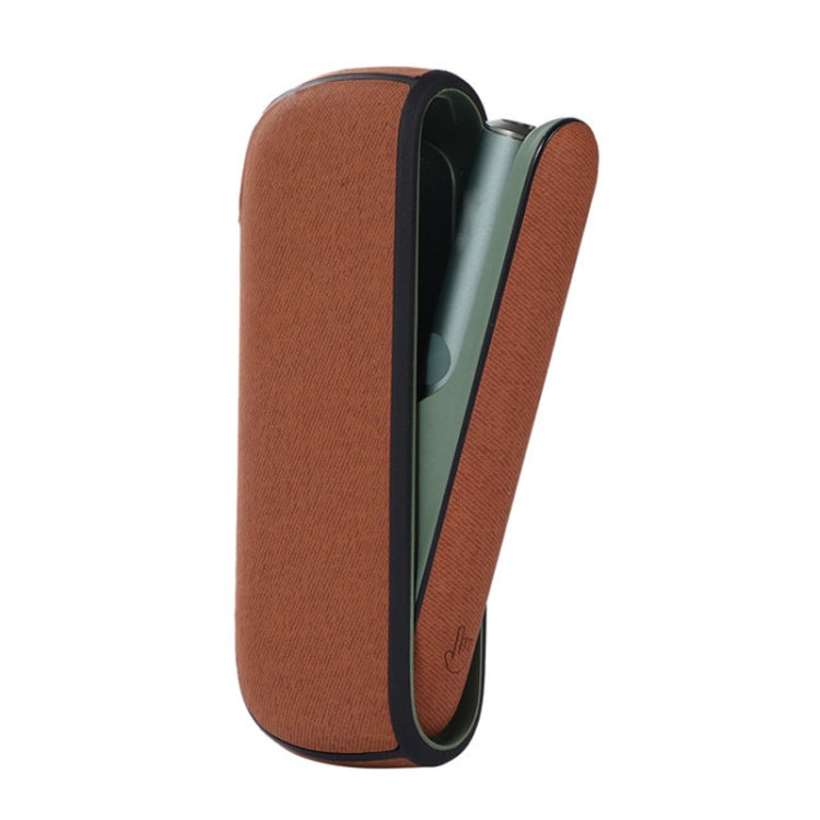 Electronic Cigarette Drop-proof and Dust-proof Protective Case For IQO ILUMA, Style: Canvas (Brown) - E Cigarette Accessories by buy2fix | Online Shopping UK | buy2fix