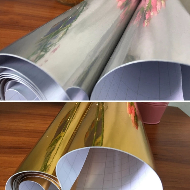 30cm x 150cm Glossy Metal Self Adhesive Vinyl Film DIY Cup Sticker Car Sticker, Color: Gold - Decorative Sticker by buy2fix | Online Shopping UK | buy2fix