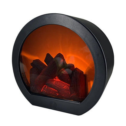 Simulation Flame Touch Switch Fireplace Light Ornaments(Semi-circular) - Novelty Lighting by buy2fix | Online Shopping UK | buy2fix