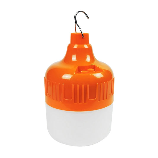 AB26 USB Charging LED Bulb Night Market Stall Lights Outdoor Camping Hanging Lamp, Power: 200W (Orange) - Camping Lighting by buy2fix | Online Shopping UK | buy2fix