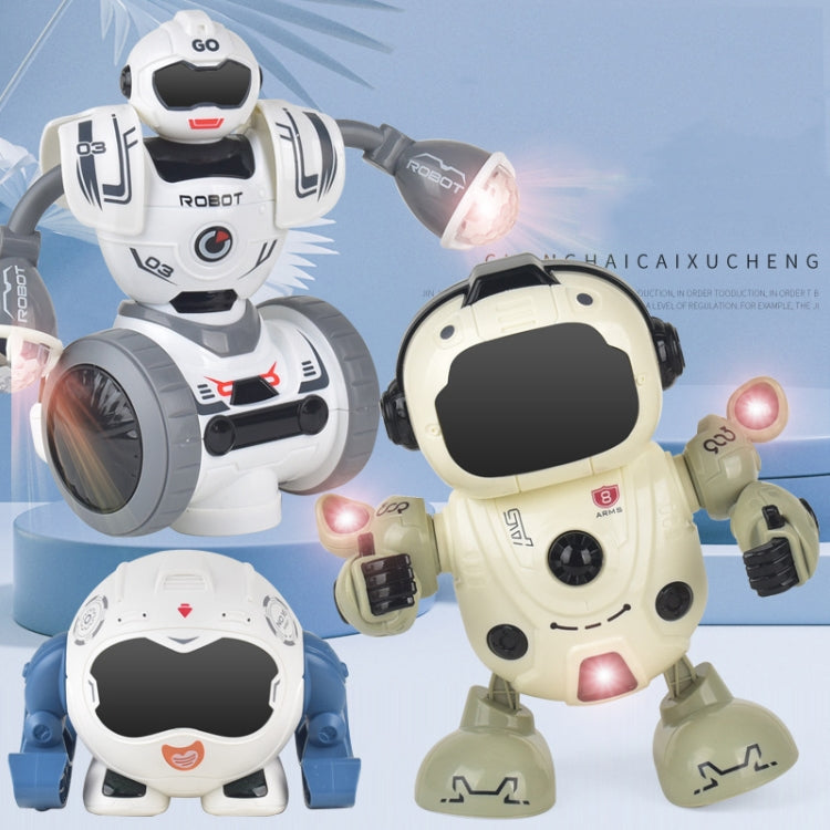 Intelligent Early Education Sound and Light Mechanical Robot Toys, Color: 8 Green - RC Robots by buy2fix | Online Shopping UK | buy2fix