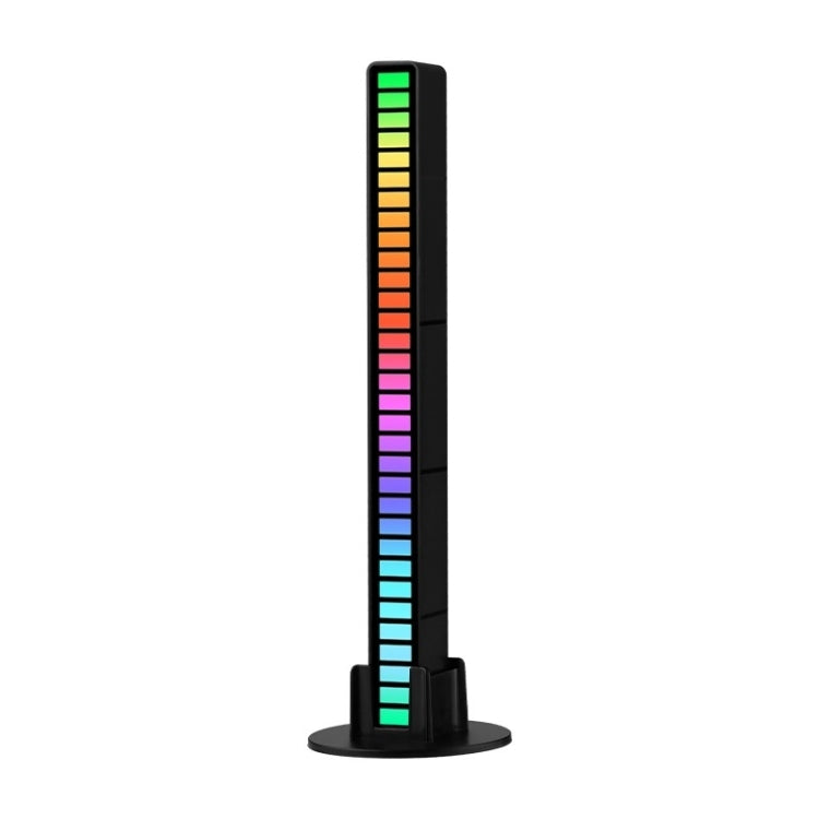 RGB Sound-controlled Rhythmic Response Lights Music Ambient LED Pick-up Lights Plug-in(16 Lights Black) - Novelty Lighting by buy2fix | Online Shopping UK | buy2fix