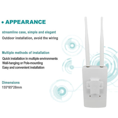 Asian Version 4G LTE Router CPE Outdoor Waterproof Mobile Router Triple Network, EU Plug - Wireless Routers by buy2fix | Online Shopping UK | buy2fix