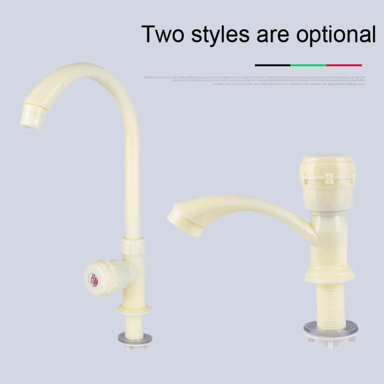 Plastic Kitchen Single Cold Sink Faucet Vertical Faucet, Specification: High Pole - Faucets & Accessories by buy2fix | Online Shopping UK | buy2fix