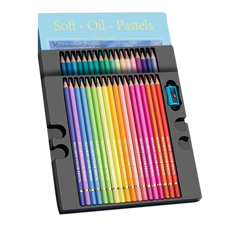 36 Colors Oily Bright Color Pencil Studio Special Set Macaron - Art Supplies by buy2fix | Online Shopping UK | buy2fix