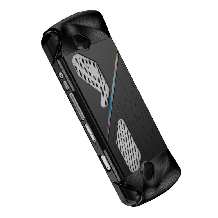 For ASUS ROG Ally Game Console Silicone Protective Cover Spray Oil Case(Black) - Accessories by buy2fix | Online Shopping UK | buy2fix