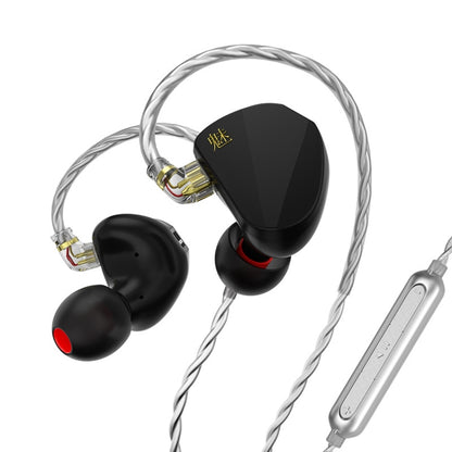 CVJ In Ear Wired Adjustment Switch Earphone, Color: With Mic Black - In Ear Wired Earphone by CVJ | Online Shopping UK | buy2fix