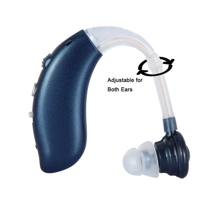 USB Charging Earhook Noise Reduction Hearing Aid Sound Amplifier(Silver) - Hearing Aids by buy2fix | Online Shopping UK | buy2fix