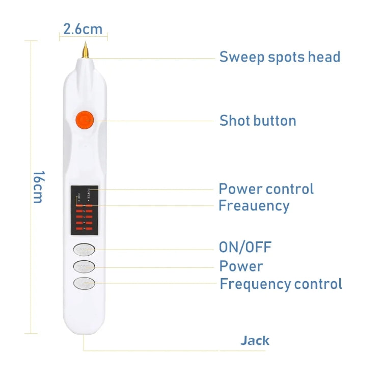 Spot Mole Pen Spot Removal Instrument Home Beauty Instrument, Spec: AU Plug-in Model(Golden) - Beauty Instrument by buy2fix | Online Shopping UK | buy2fix