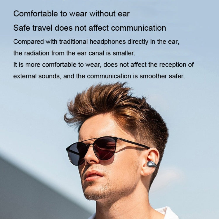 S19 Wireless Ear Clip Noise Reduction Bluetooth Headphone Bone Conduction No Delay Headset(Red) - Bluetooth Earphone by buy2fix | Online Shopping UK | buy2fix