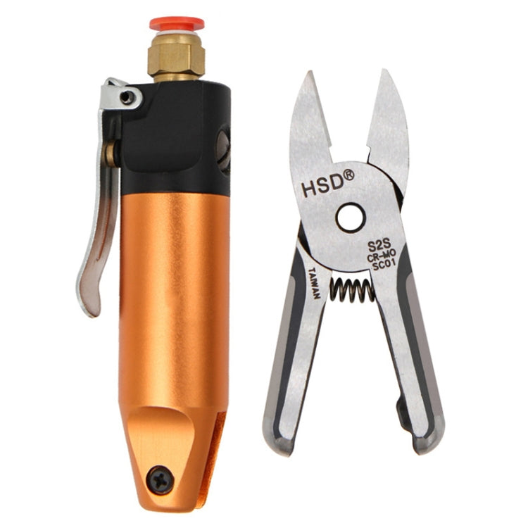 HSD HS-5+S2S Cut Metal Set 2 In 1 Pneumatic Snip Plier Cutting Metal Plastic Model Scissor Tool - Pliers by HSD | Online Shopping UK | buy2fix