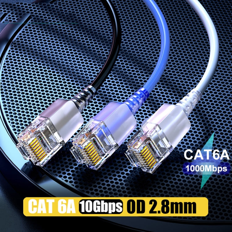 SAMZHE Cat6A Ethernet Cable UTP Network Patch Cable 10m(Black) - Lan Cable and Tools by SAMZHE | Online Shopping UK | buy2fix