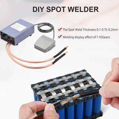 Portable 18650 Battery Spot Welder 5000W High Power Handheld Spot Welding Machine, Style: Footswitch Version US Plug - Others by buy2fix | Online Shopping UK | buy2fix