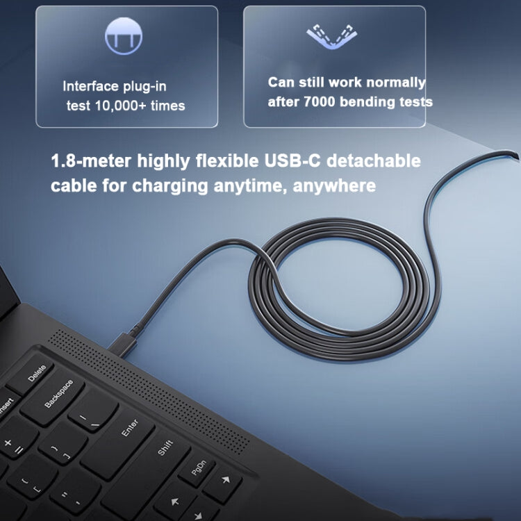 Lenovo Thinkplus 100W GaN Lipstick Power Adapter USB-C/Type-C Fast Charger,CN Plug - USB Charger by Lenovo | Online Shopping UK | buy2fix