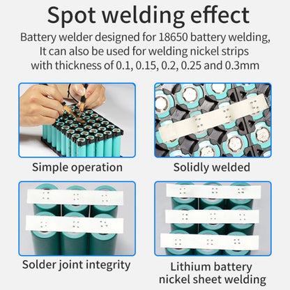 8000W High Power 18650 Battery Handheld Spot Welding Machine, Style: Footswitch Version EU Plug - Others by buy2fix | Online Shopping UK | buy2fix