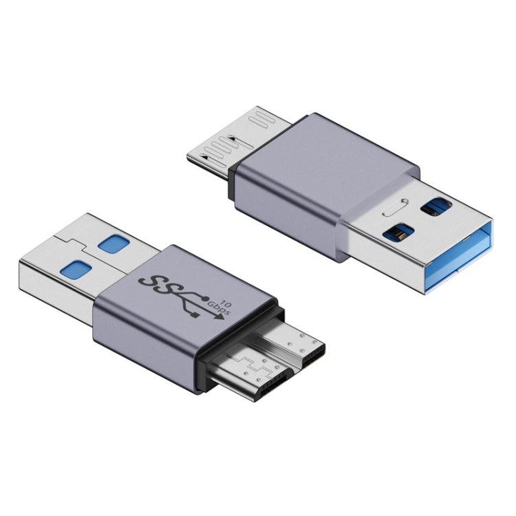 USB Male Transfer Micro B Male Adapter USB Link HDD Enclosure Interface Converter - Cable & Adapters by buy2fix | Online Shopping UK | buy2fix