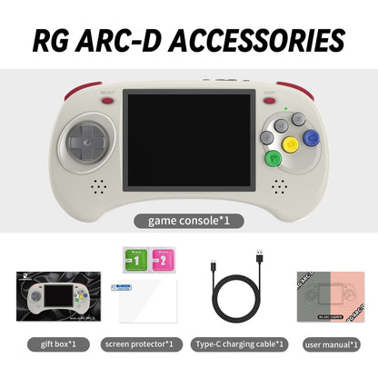 ANBERNIC RG ARC-D Handheld Game Console 4-Inch IPS Screen Linux / Android 11 System Portable Video Arcade 256G(Black) - Pocket Console by ANBERNIC | Online Shopping UK | buy2fix