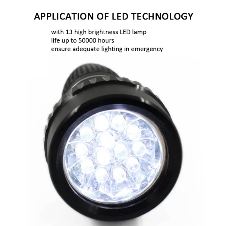 Hotel LED Rechargeable Wall-Mount Torchlight Emergency Flashlight - LED Flashlight by buy2fix | Online Shopping UK | buy2fix