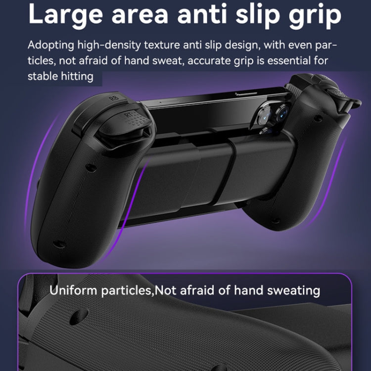 D8 Mobile Phone Stretch Band Light Gamepad Dual Hall Wireless Bluetooth Somatic Vibration Grip for PC / Android / IOS / Tablet / PS3 / PS4 / Switch, Color: Black - Gamepads by buy2fix | Online Shopping UK | buy2fix