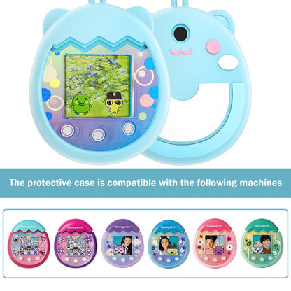 For Tamagotchi Pix Cartoon Electronic Pet Gaming Machine Silicone Protective Cover, Color: Blue - Accessories by buy2fix | Online Shopping UK | buy2fix