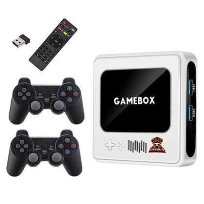 G10 GAMEBOX TV Box Dual System Wireless Android 3D Home 4K HD Game Console Support PS1 / PSP, Style: 64G 30,000+ Games (White) - Pocket Console by buy2fix | Online Shopping UK | buy2fix