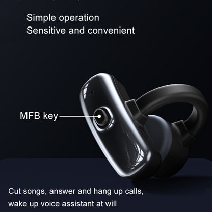 REMAX OpenBuds P2 Clip-On Bone Conduction Bluetooth Earphone Sports Music Wireless Earphone(White) - Bluetooth Earphone by REMAX | Online Shopping UK | buy2fix