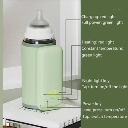 18W Baby Bottle Warmer With Digital Display & Night Light, Spec: Standard Version - Baby Care by buy2fix | Online Shopping UK | buy2fix